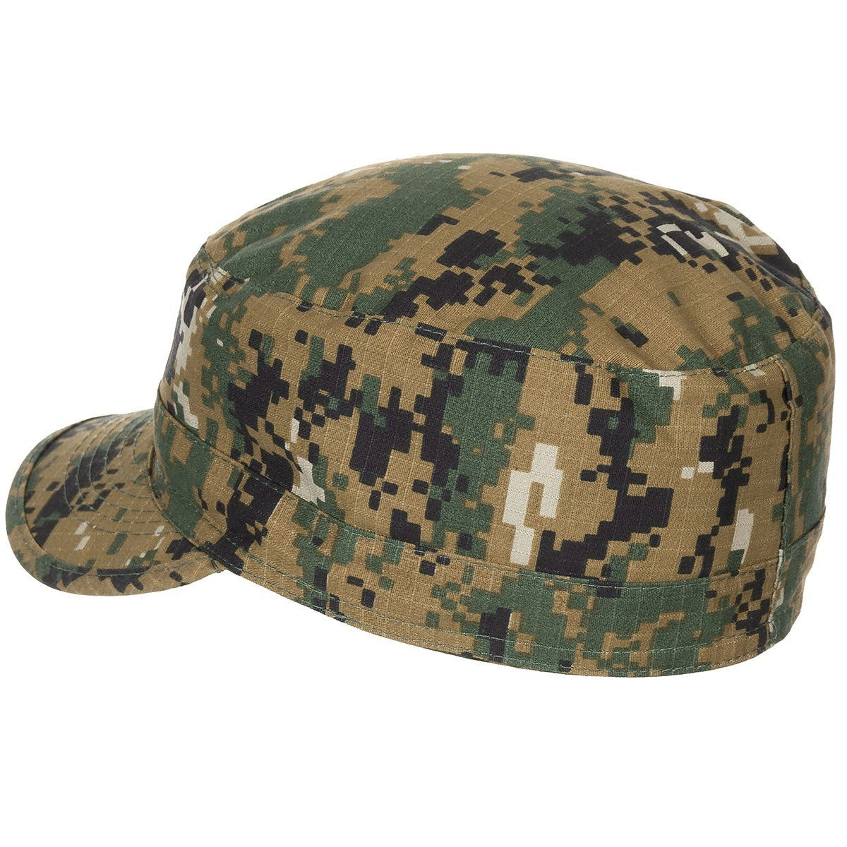 Gorra BDU rip-stop Digital Woodland, corte BDU, 100% algodón, referencia 10213E