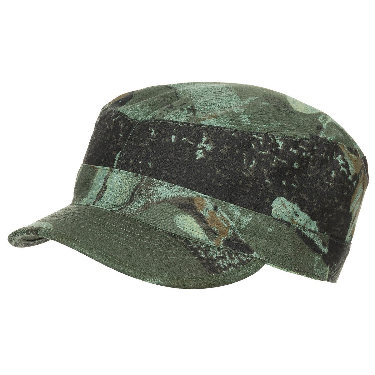 Gorra de campo US corte BDU rip-stop color Verde Hunter (10213H)