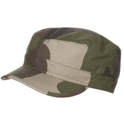 Gorra BDU rip-stop en camuflaje CCE TARN, corte BDU (Ranger/Patrol), 100% algodón rip-stop