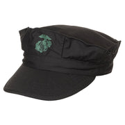 Gorra USMC rip-stop negra, corte clásico tipo USMC, imagen del producto