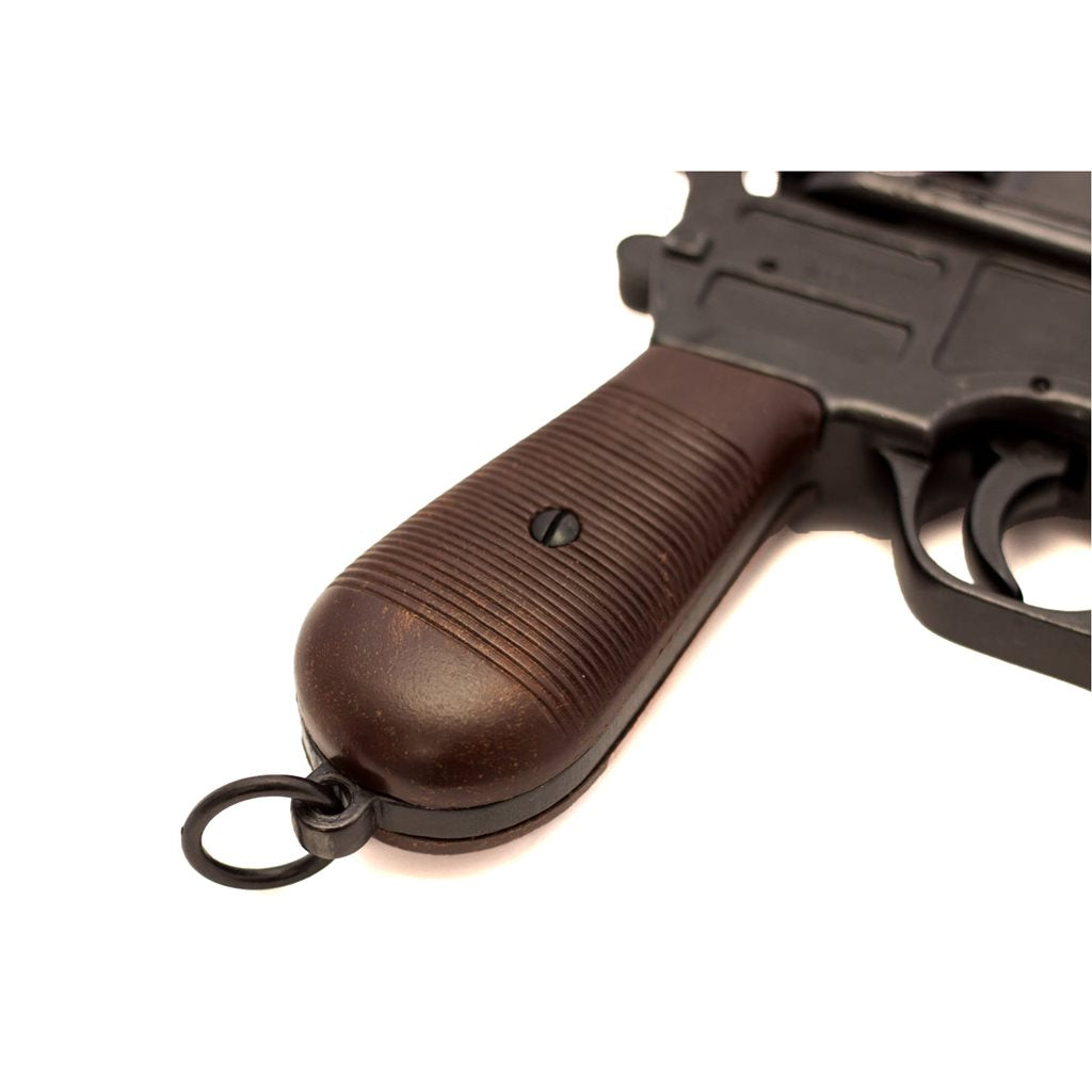 Réplica decorativa de la pistola Mauser C96 1898 en negro