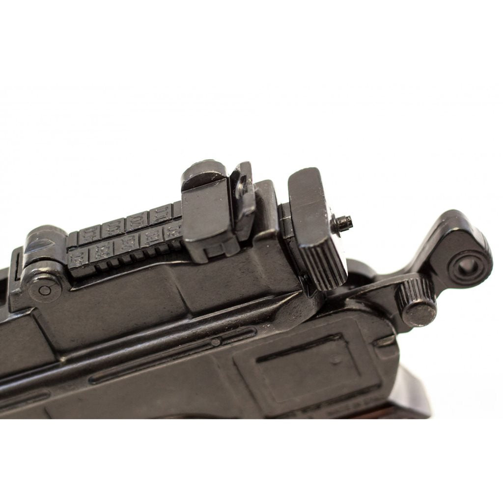 Réplica decorativa de la pistola Mauser C96 1898 en negro