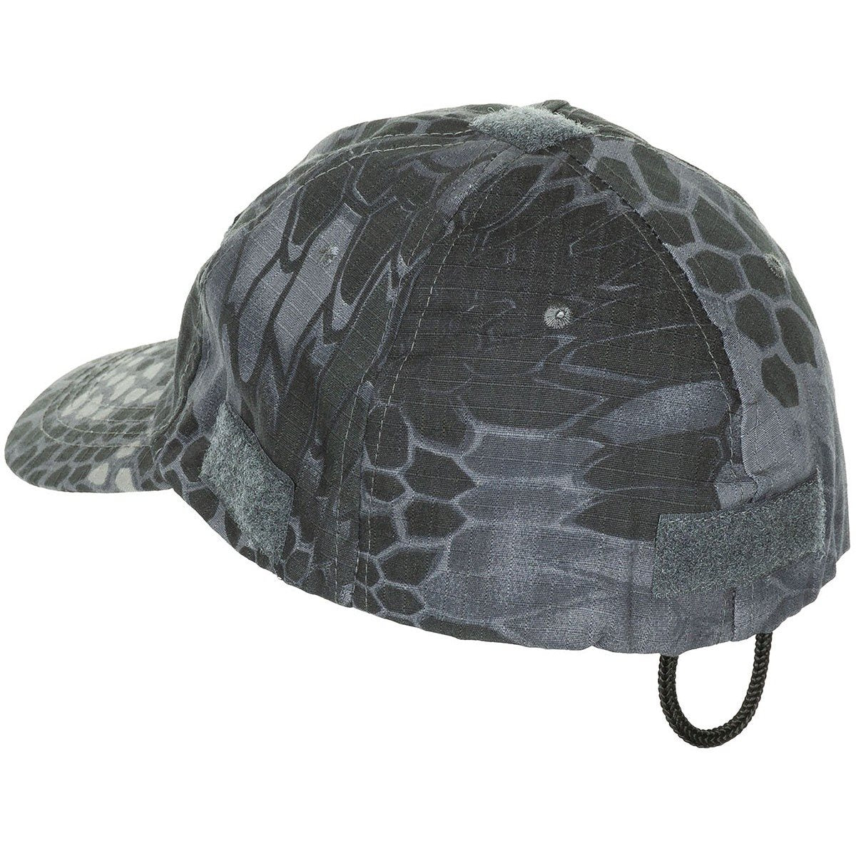 Gorra OPERATOR con panel Velcro, vista frontal, material 50% algodón y 50% nylon