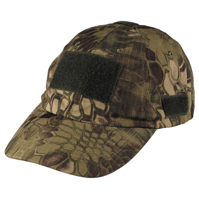 Gorra OPERATOR con panel Velcro, vista frontal, material 50% algodón y 50% nylon