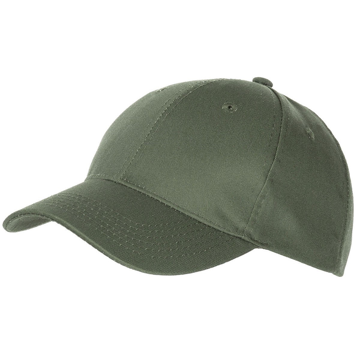 Gorra de béisbol estilo US ajustable negra, cierre regulable, 65% poliéster 35% algodón