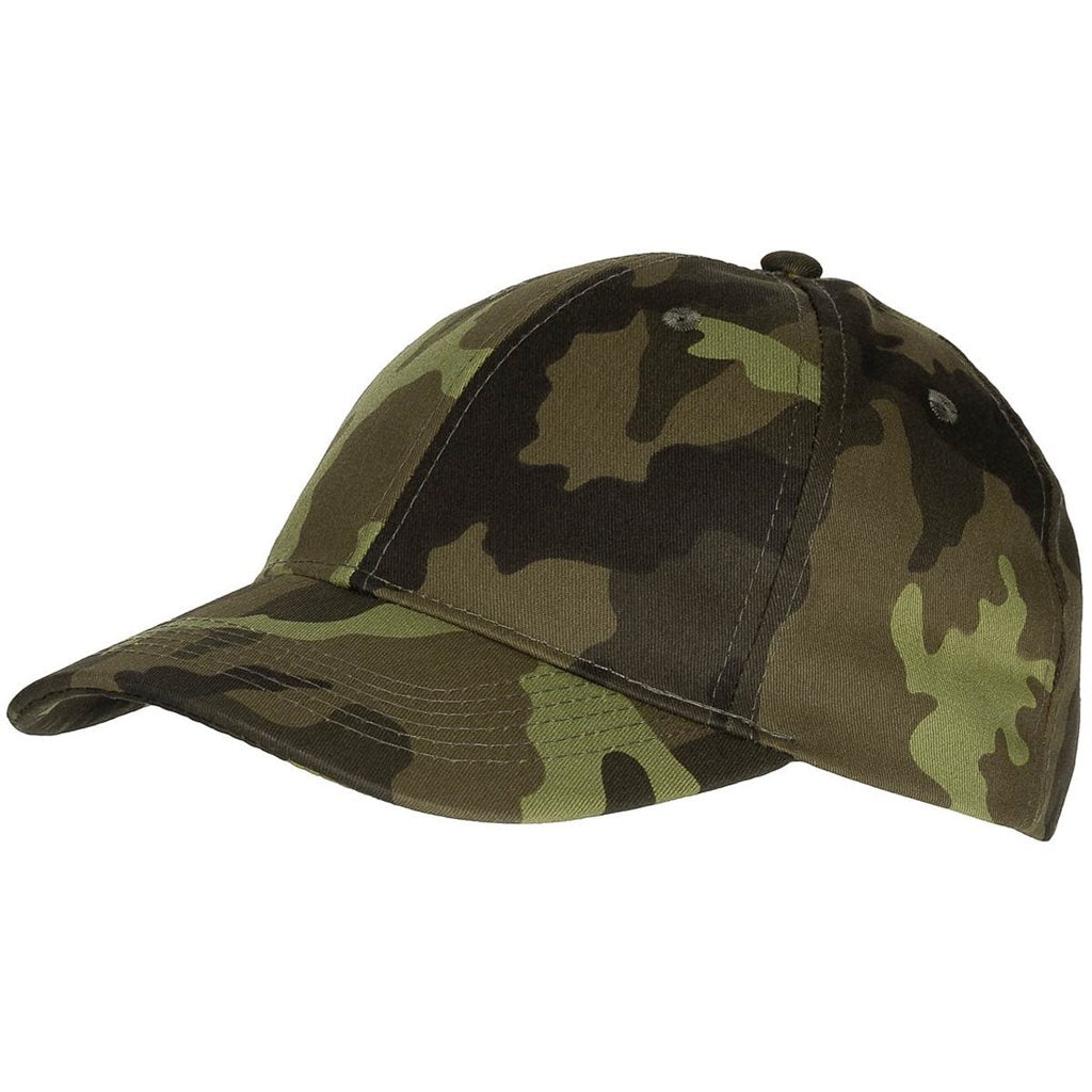 Gorra de béisbol estilo US ajustable negra, cierre regulable, 65% poliéster 35% algodón