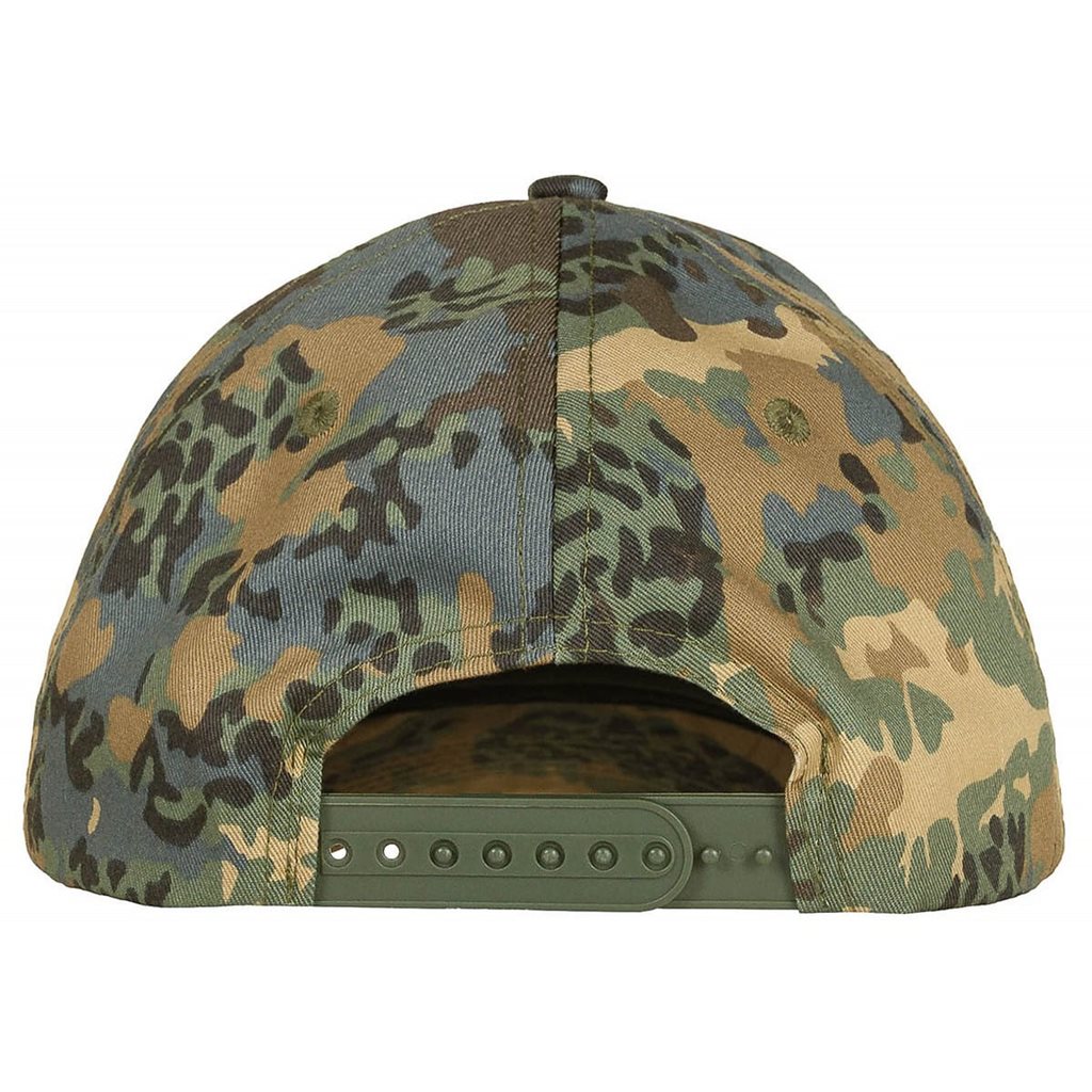 Gorra tipo béisbol camuflaje austríaco 03-Tarnanzug, ajustable, 65% poliéster 35% algodón