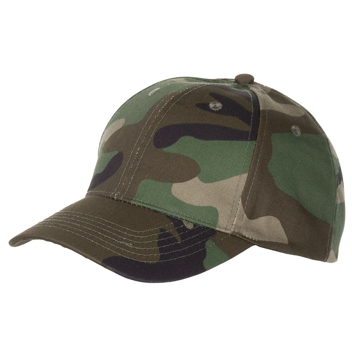 Gorra de béisbol estilo US ajustable negra, cierre regulable, 65% poliéster 35% algodón