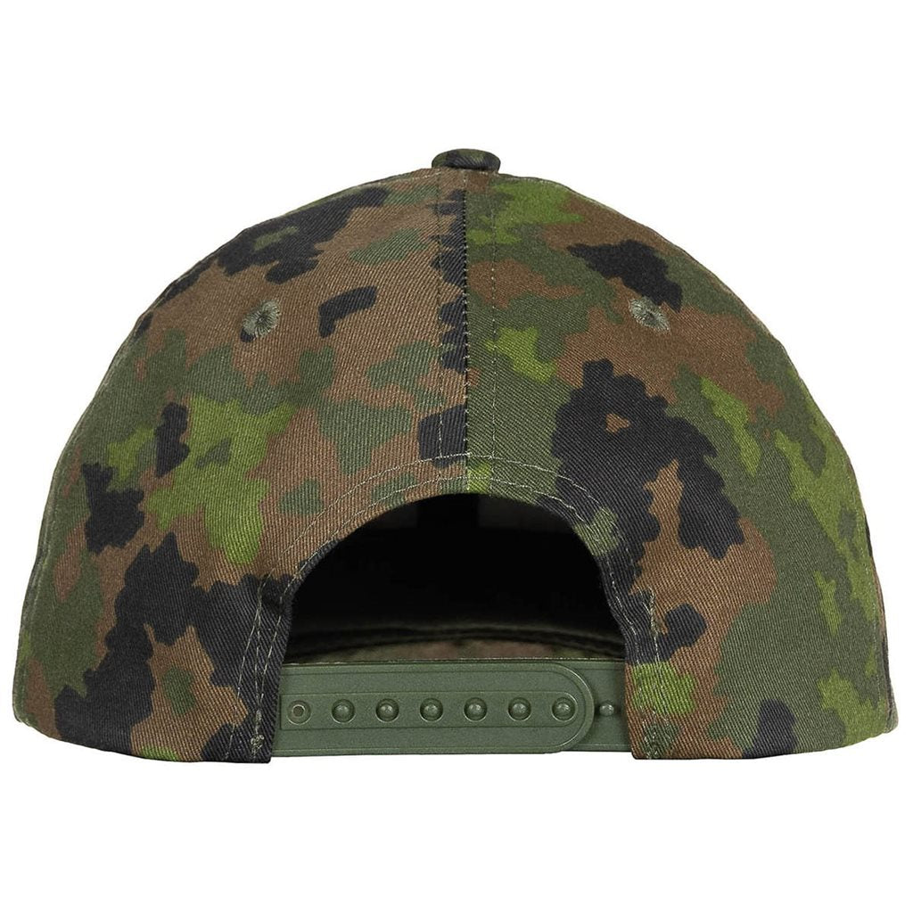 Gorra de béisbol estilo US ajustable negra, cierre regulable, 65% poliéster 35% algodón