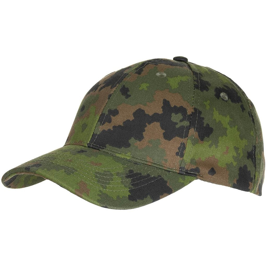 Gorra de béisbol estilo US ajustable negra, cierre regulable, 65% poliéster 35% algodón