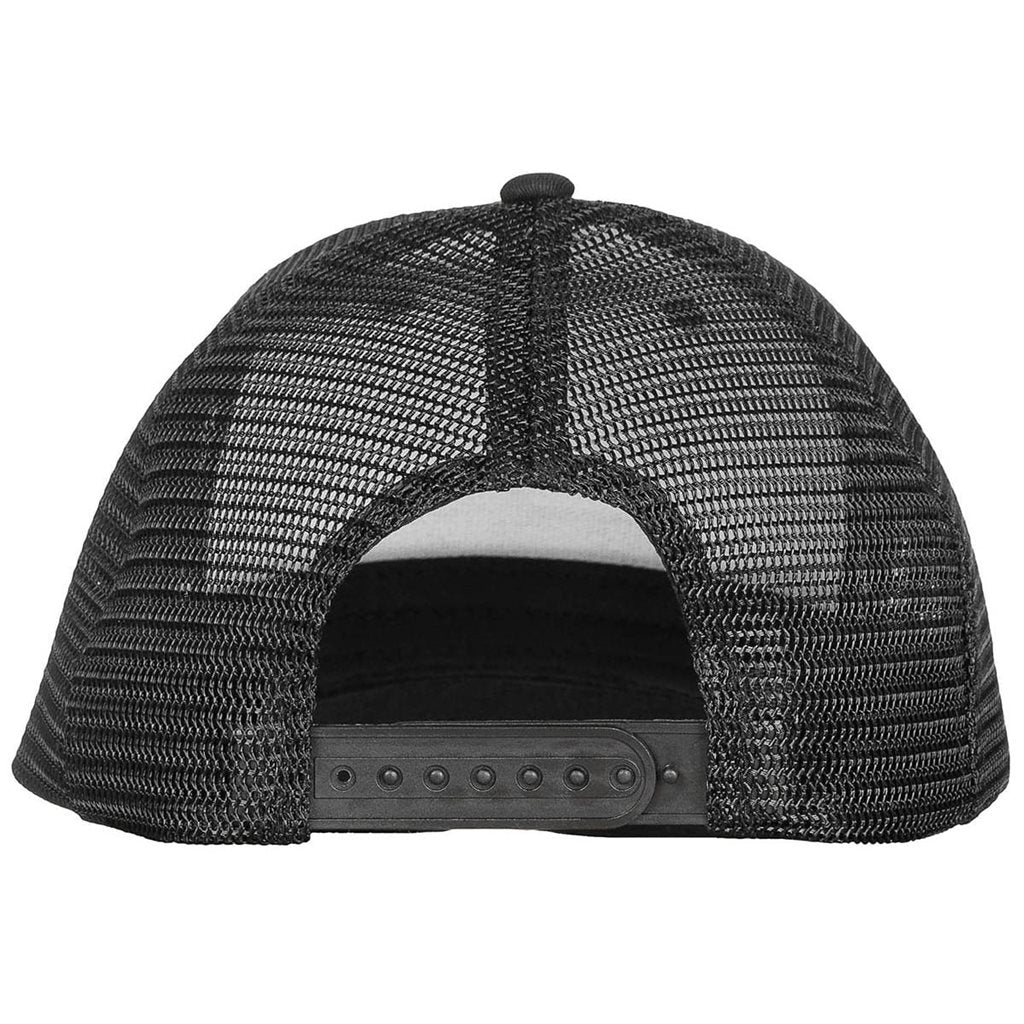 Gorra Trucker Estrella Negra con malla trasera y estampado de estrella en frontal
