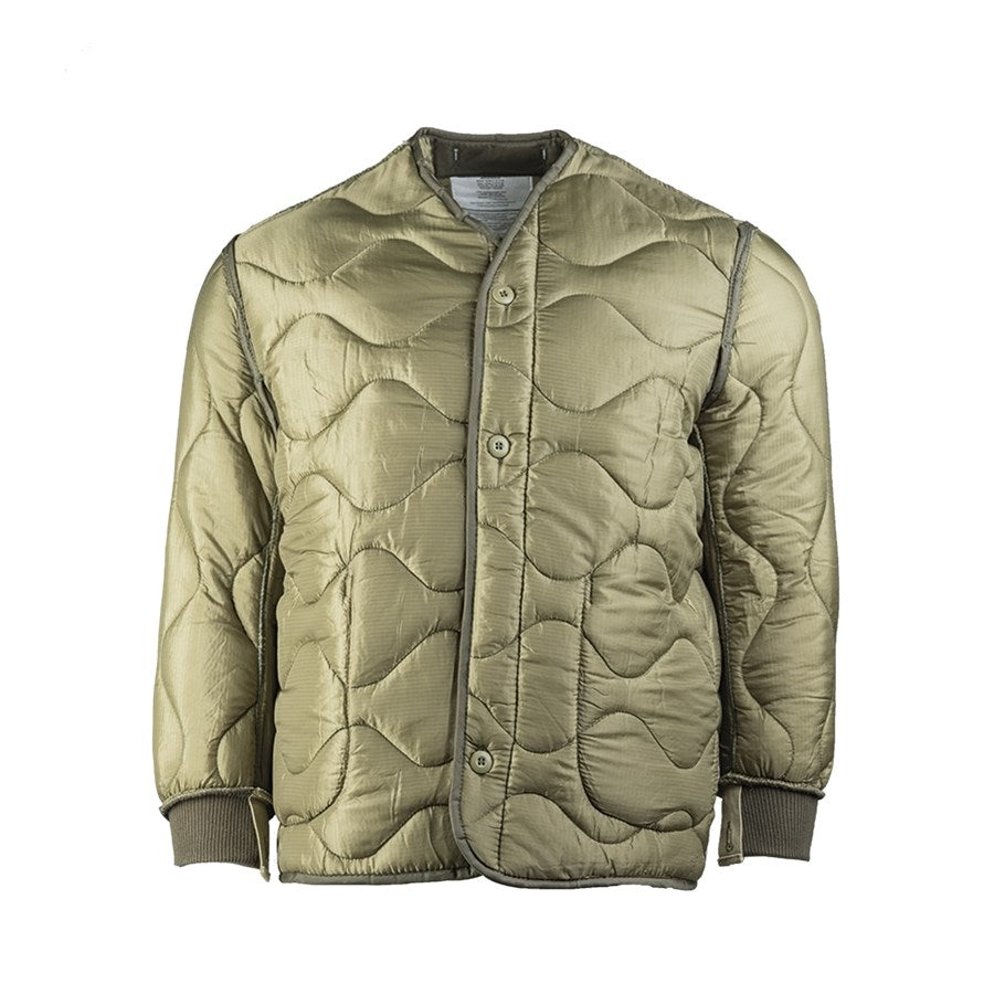 Forro desmontable para chaqueta M65 verde, 100% nylon exterior, relleno 100% poliéster
