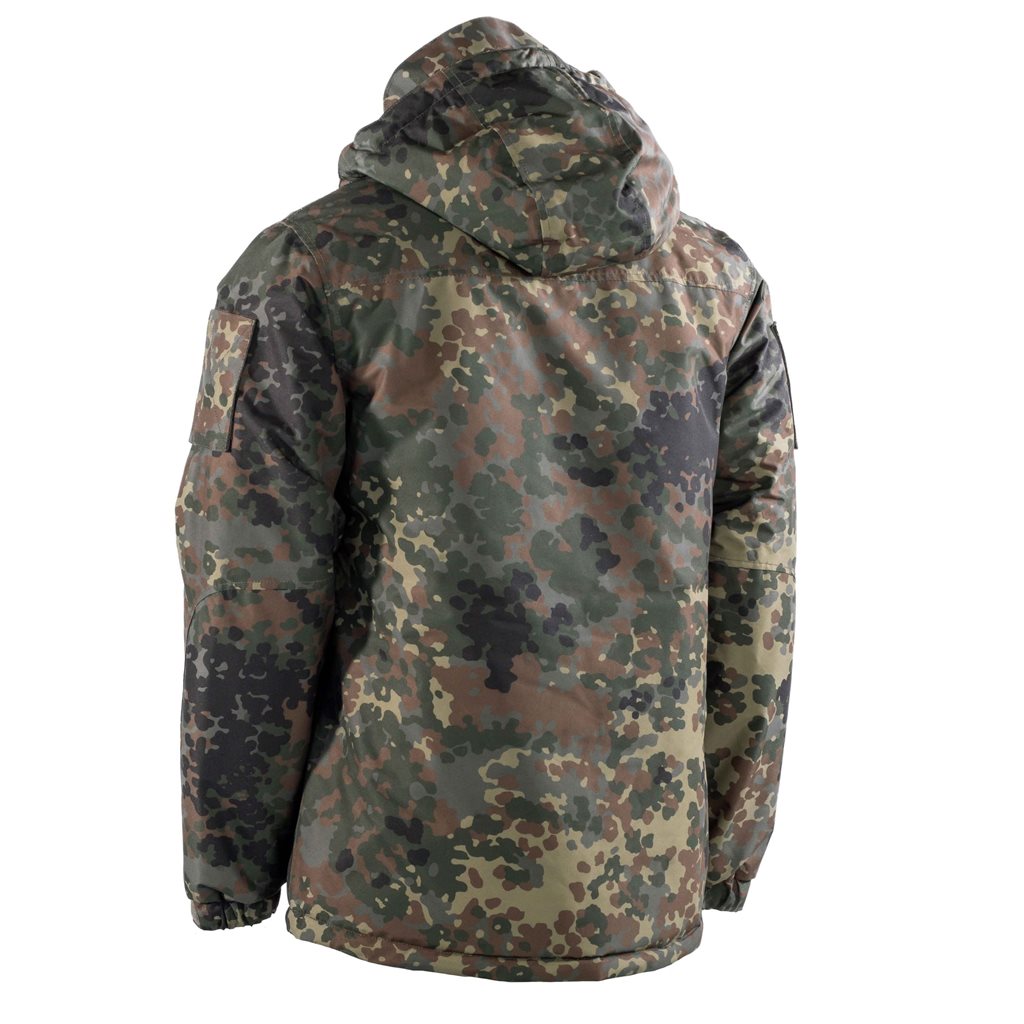 Chaqueta de invierno ECW Level 7 Flecktarn con capucha