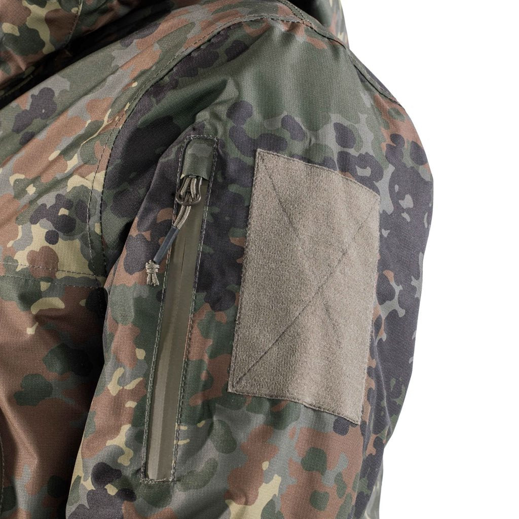 Chaqueta de invierno ECW Level 7 Flecktarn con capucha