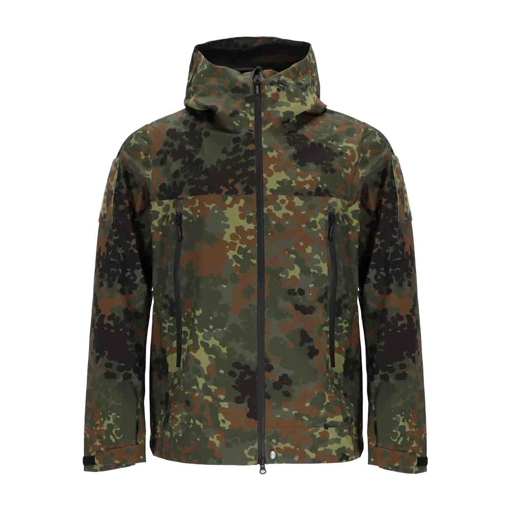 Chaqueta impermeable ALPHA 5FTD Flecktarn con cremallera YKK