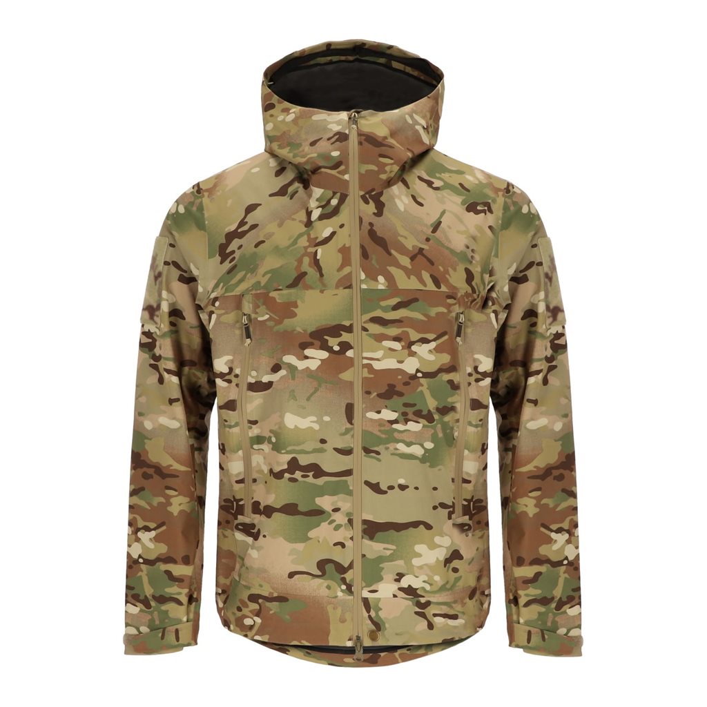 Chaqueta impermeable ALPHA con cremallera YKK y solapa cortaviento