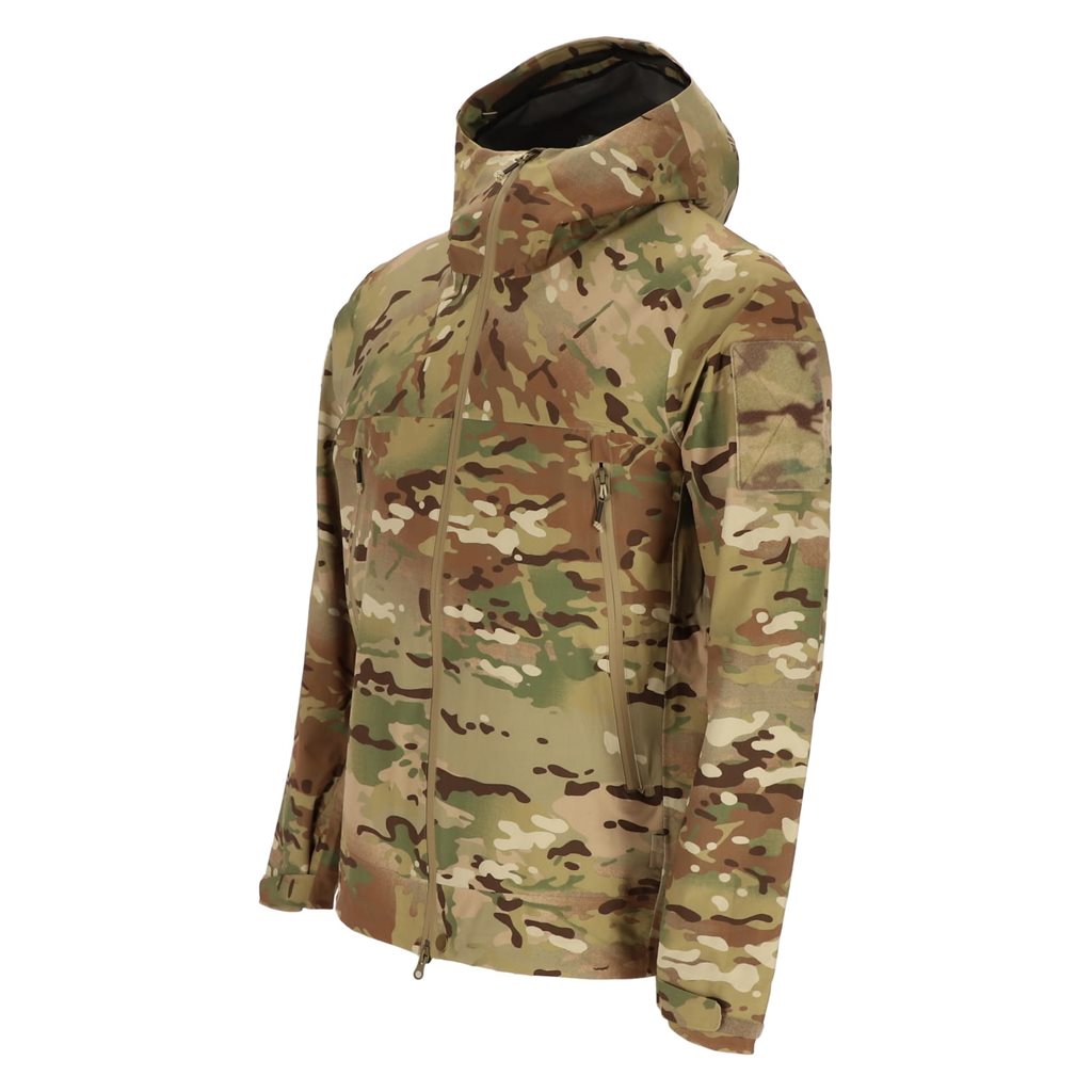 Chaqueta impermeable ALPHA con cremallera YKK y solapa cortaviento