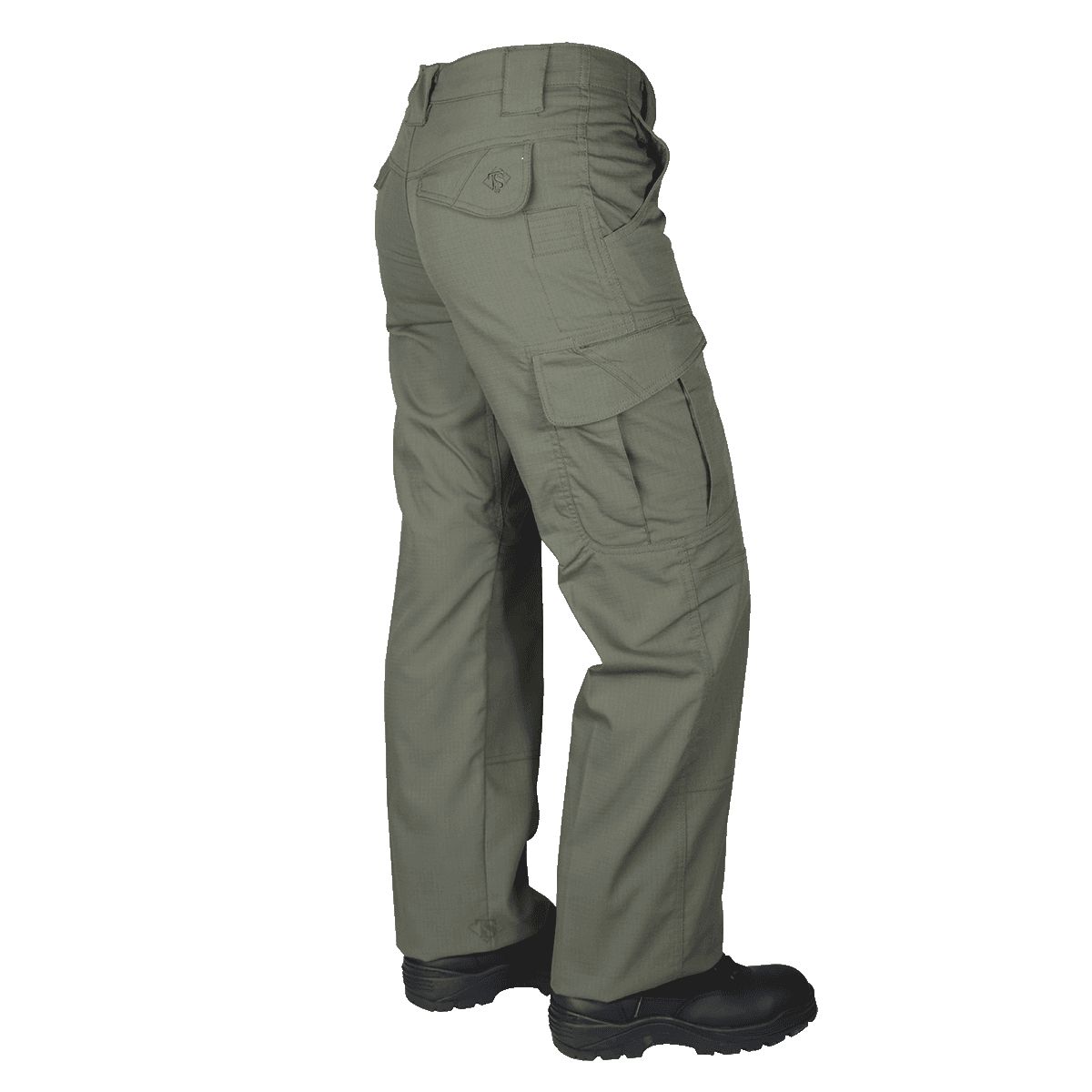 Pantalones tácticos de mujer ASCENT micro ripstop verde 65% poliéster 35% algodón
