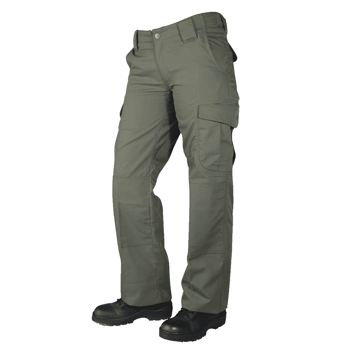 Pantalones tácticos de mujer ASCENT micro ripstop verde 65% poliéster 35% algodón