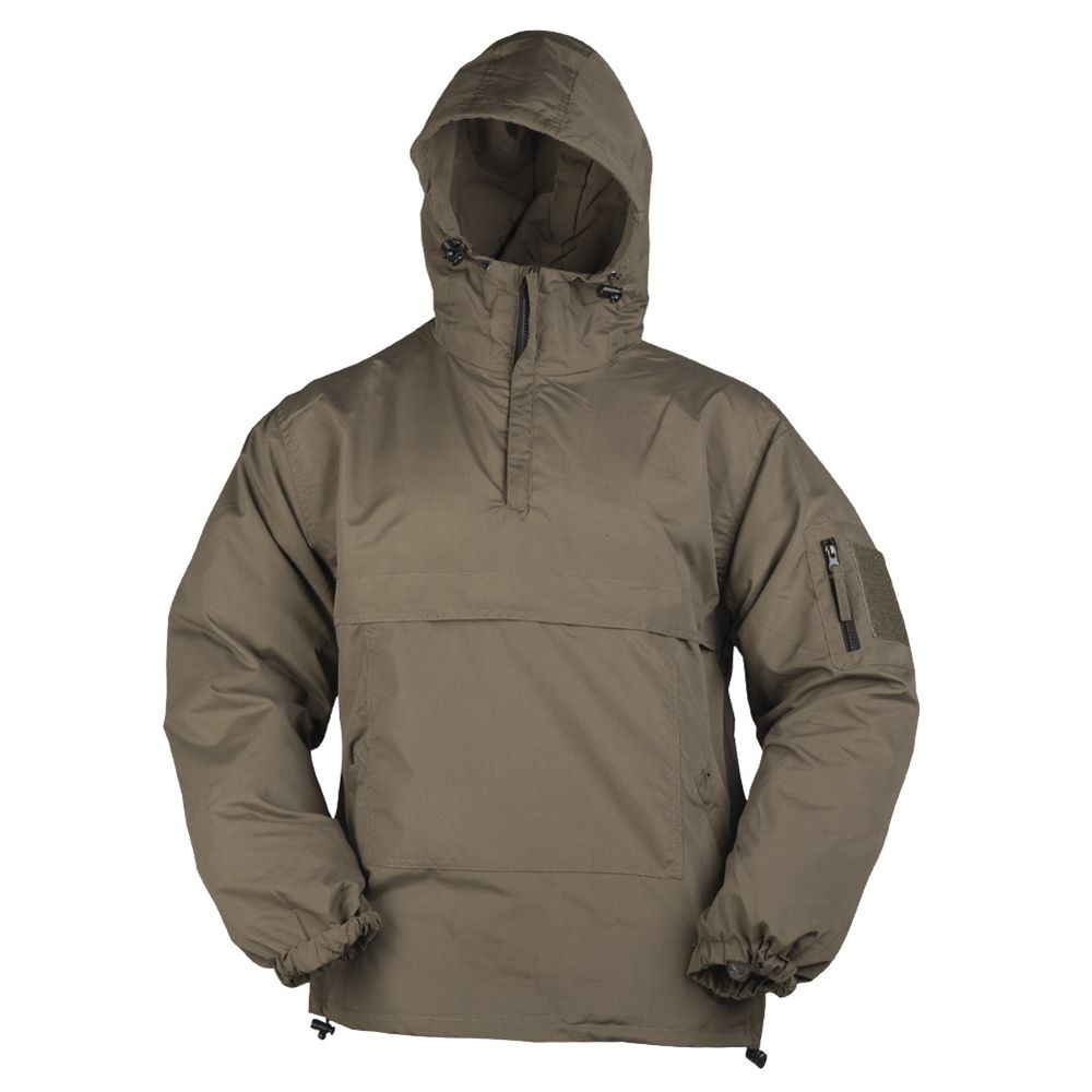 Chaqueta cortavientos COMBAT verde de Mil-tec, modelo pullover