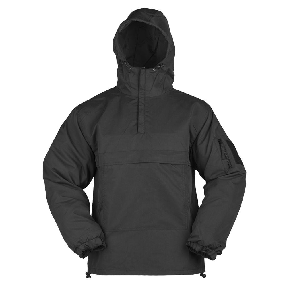 Bunda větrovka COMBAT ČERNÁ de Mil-tec, cortavientos negro vista frontal