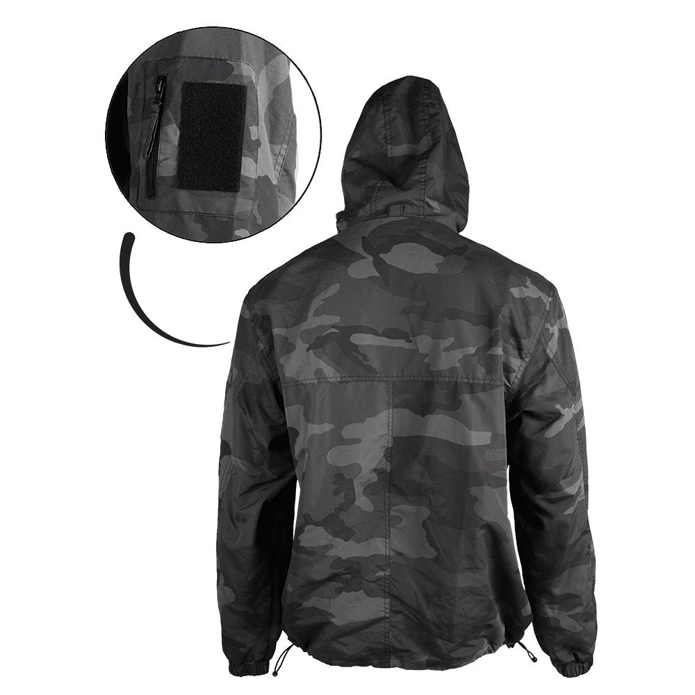 Rompevientos COMBAT Mil-Tec, chaqueta clásica tipo pullover que se pone por la cabeza