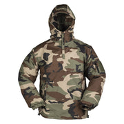 Anorak WOODAND acolchado con capucha, forro polar y cremallera parcial
