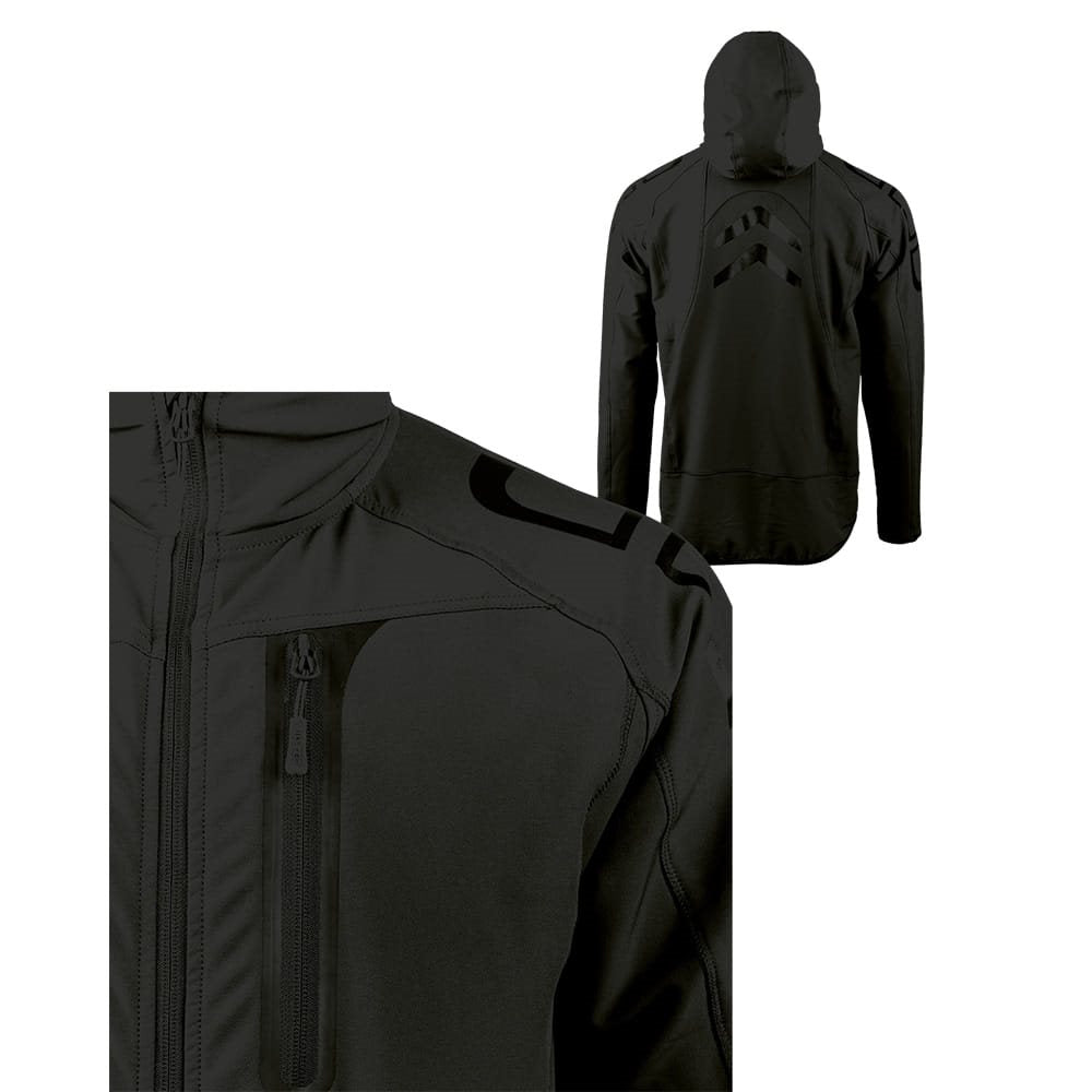 Chaqueta softshell DYNAMIC FORCE FLEX-TECH negra