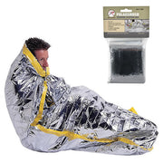 Saco de emergencia SURVIVAL 90x210 cm, lámina térmica reflectante
