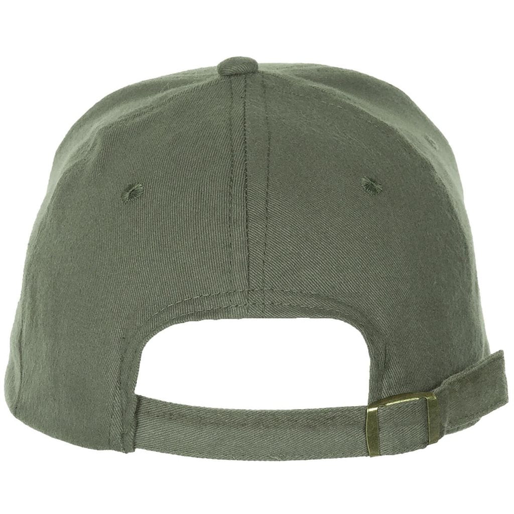 Gorra de béisbol verde de perfil bajo