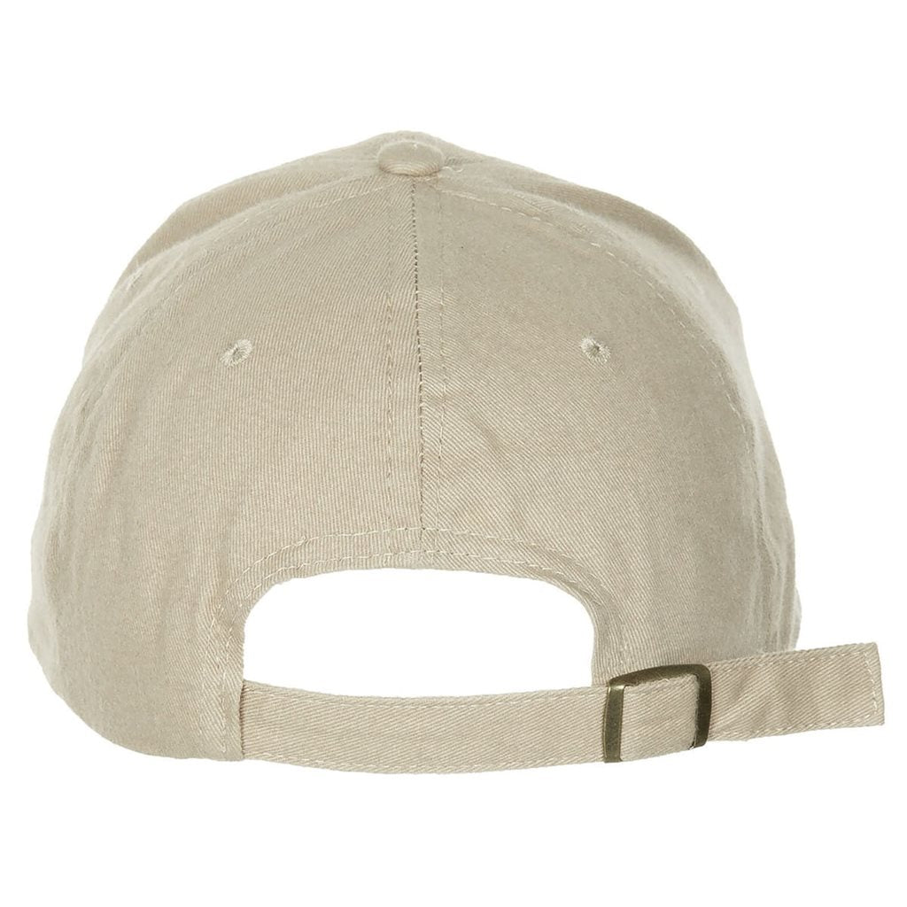 Gorra béisbol perfil bajo color arena, talla única