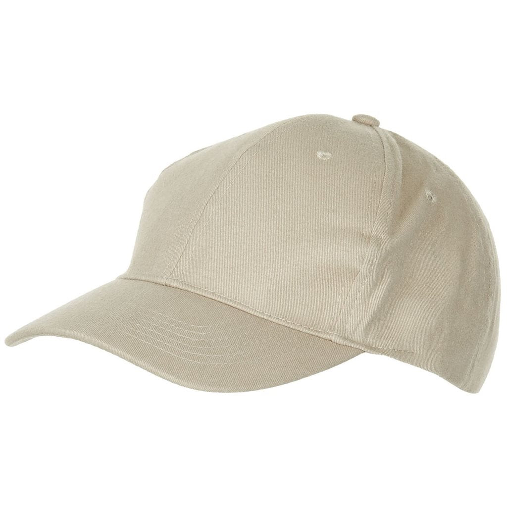 Gorra béisbol perfil bajo color arena, talla única