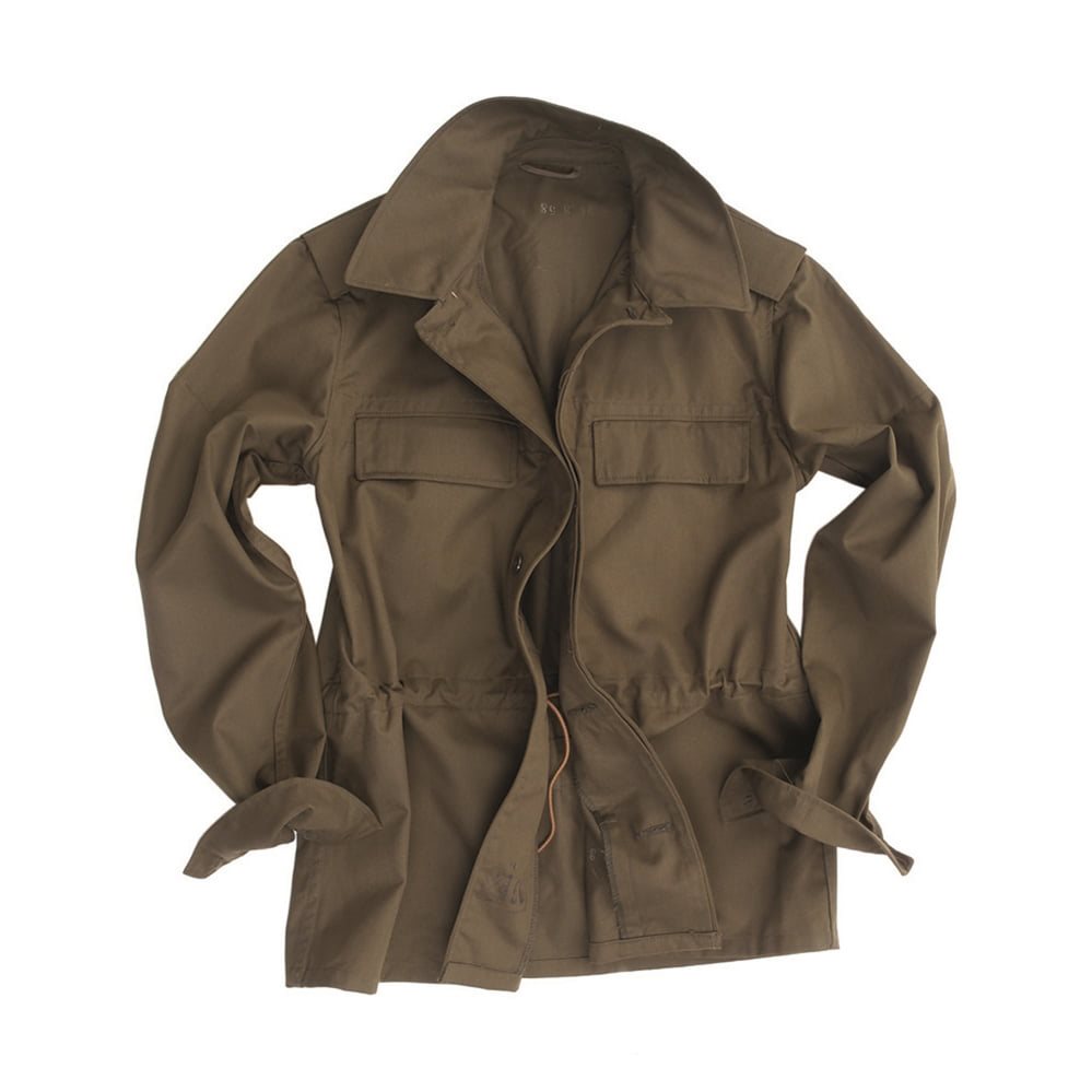 Blůza vz.85 verde - blusa militar original del Ejército checo con botones y bolsillos