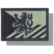 Parche velcro República Checa con león, parche de combate 6,5 x 4,5 cm