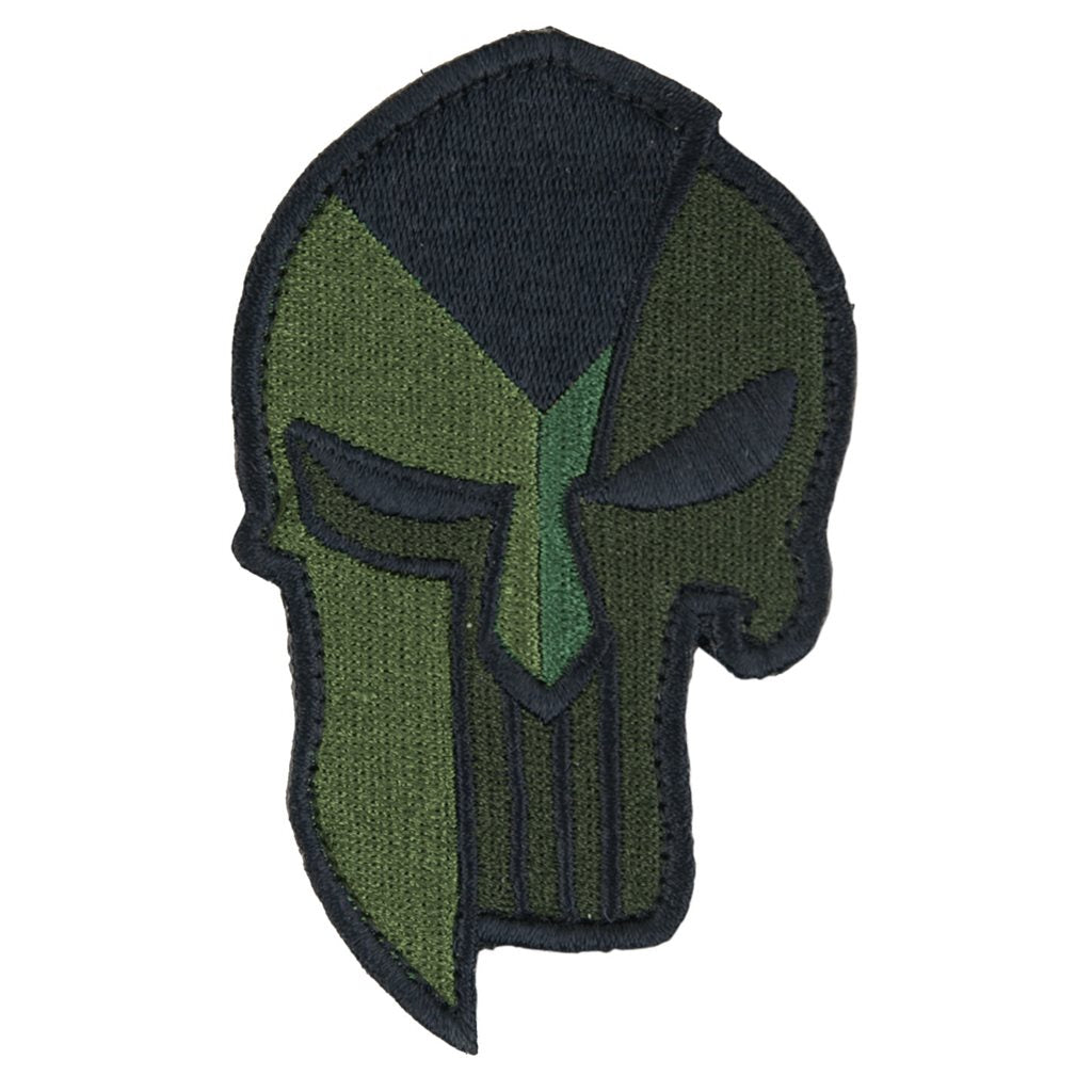 Parche velcro con bandera de la República Checa y emblema Spartan Punisher, color, aprox. 9,2 x 5,5 cm