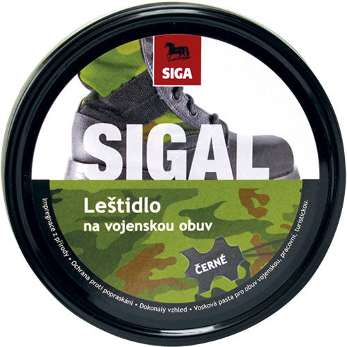 Envase de betún para calzado militar 100 g color marrón
