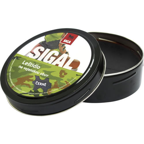 Envase de betún para calzado militar 100 g color marrón