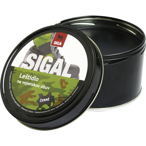 Betún para calzado militar 250 g marrón, envase del producto