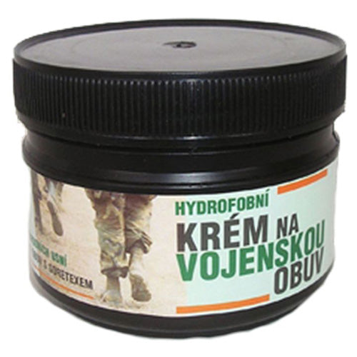Crema hidrorepelente ECWCS 250g negra para cuidado y mantenimiento de calzado con membrana
