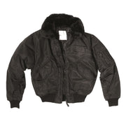 Chaqueta SWAT MA2 negra con panel VELCRO