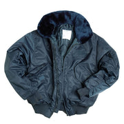 Chaqueta SWAT MA2 con cremallera y múltiples bolsillos, vista frontal