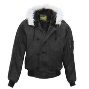 Chaqueta piloto Aljaška N-2B negra