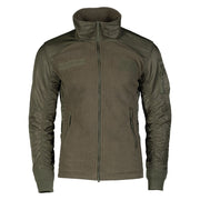 Chaqueta polar USAF ligera con material polar en torso y cuello y cremallera central de dos vías