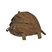 Funda para casco MFH con velcro, pasacables y ojales cosidos para camuflaje