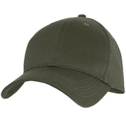 Gorra de béisbol de perfil bajo en marrón coyote, talla única ajustable con correa y hebilla metálica