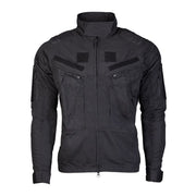 Chaqueta COMBAT CHIMERA negra MIL-TEC con 4 bolsillos y paneles VELCRO