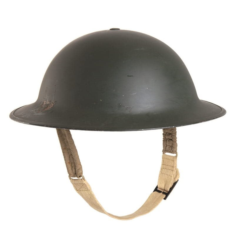 Reproducción casco británico tipo 'plato' de la II Guerra Mundial