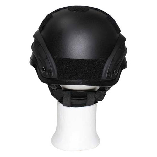 Réplica de casco MICH 2002 modular en plástico negro