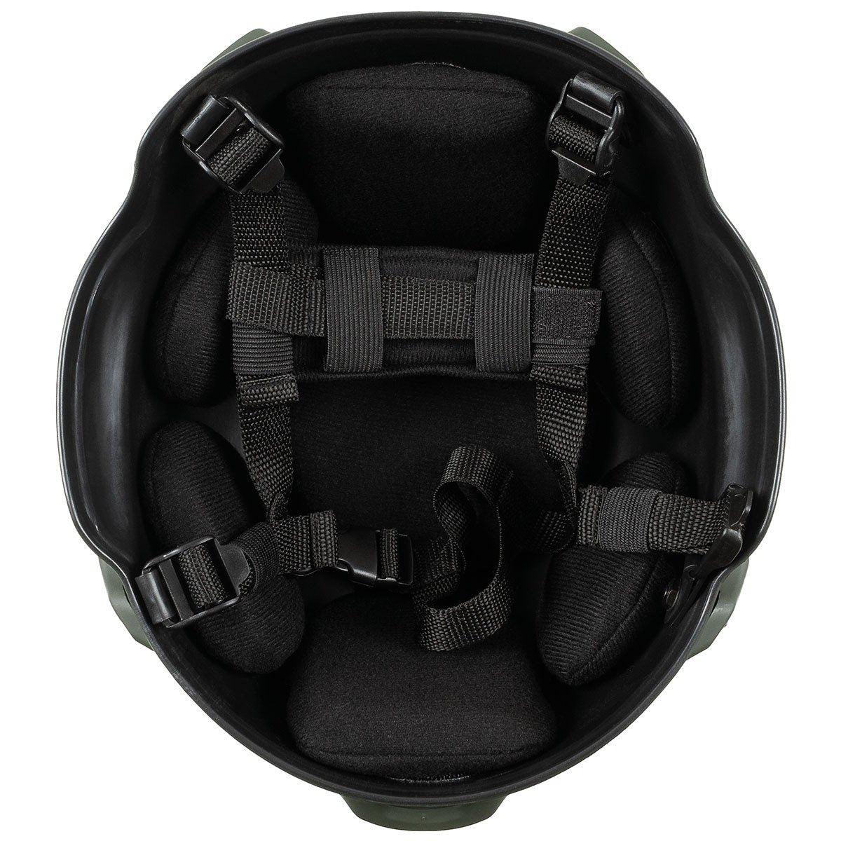 Réplica de casco MICH 2002 modular en plástico negro