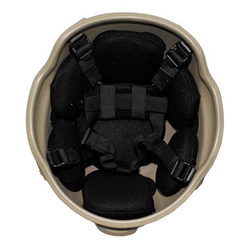 Réplica de casco MICH 2002 modular en plástico negro